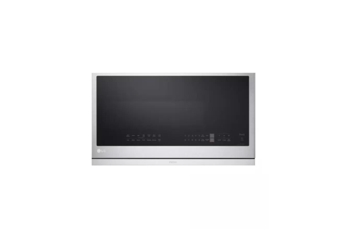 2.1 cu. ft. 30 in. Width PrintProof Stainless Steel 1,050-Watt Smart Over-the-Range Microwave Oven with ExtendaVent 2.0