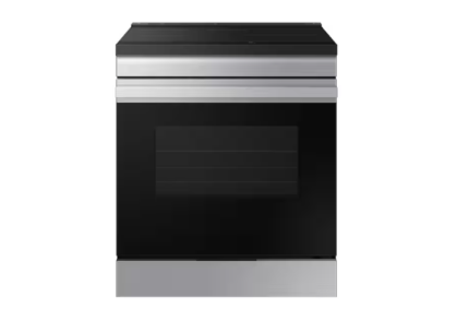 Samsung Bespoke 30 in. 6.3 cu. ft. 4-Burner Element Smart Slide-In Induction Range in Stainless Steel with Air Fry