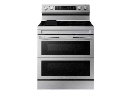 Samsung 30 in. 5-Burner Element Smart Freestanding Double Oven Electric Range in Stainless Steel with Flex Duo