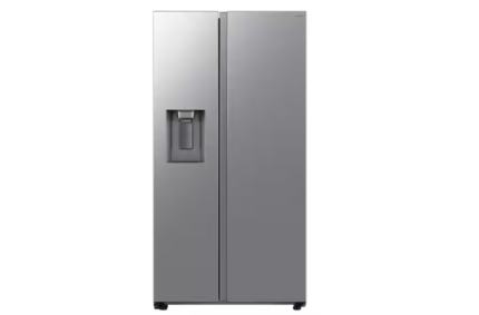 Samsung 27.4 cu. ft. Standard Depth Side-by-Side Refrigerator in Stainless Steel with Sphere Ice & External Water& Ice Dispenser