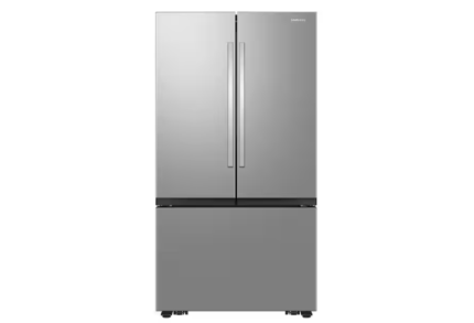 Samsung 36 in. 32 cu. ft. Standard Depth Mega Capacity 3-Door French Door Refrigerator in Stainless Steel with Auto Ice Maker