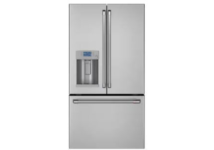 CAFE 22.2 cu. ft. Smart French Door Refrigerator with Hot Water Dispenser in Stainless Steel, Standard Depth and ENERGY STAR