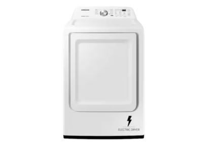 7.2 cu. ft. Vented Electric Dryer in White with Sensor Dry